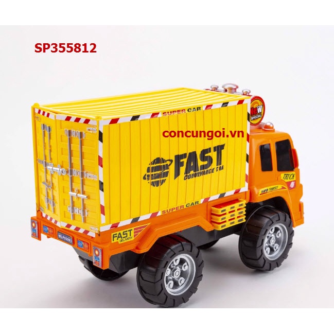 Đồ chơi xe ct trớn container (pvc), FD2093 cở đại