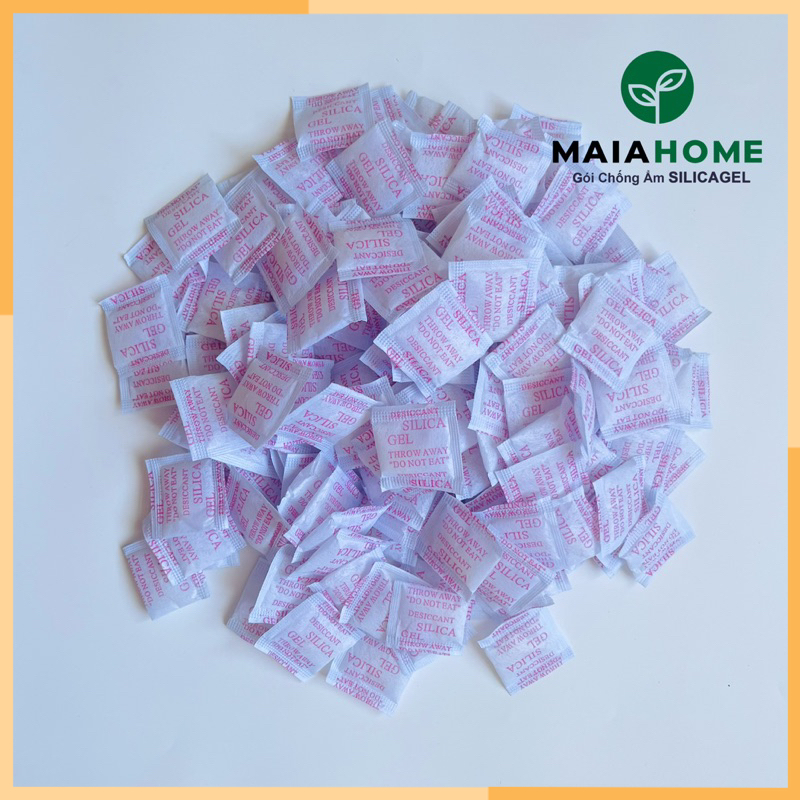 1kg gói hút ẩm loại 1/2/3/5/10/20/50/100/500g silicagel - gói hút ẩm, khử mùi chống ẩm mốc