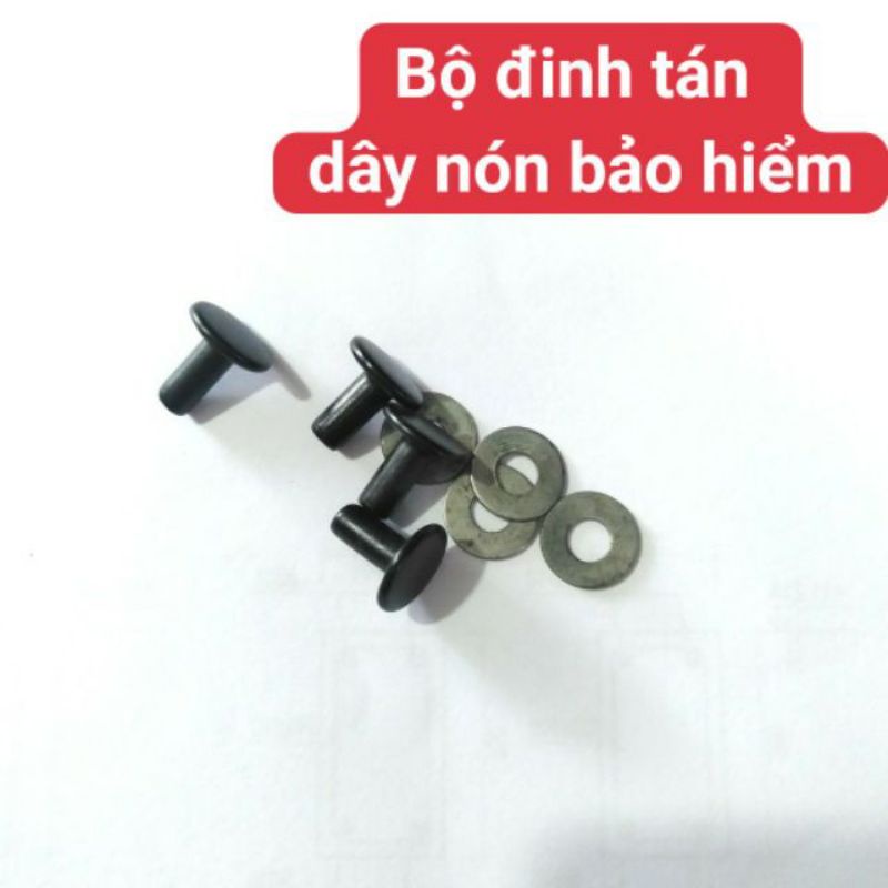 Bộ Đinh Tán Thay Dây Nón Bảo Hiểm 1/2 và 3/4