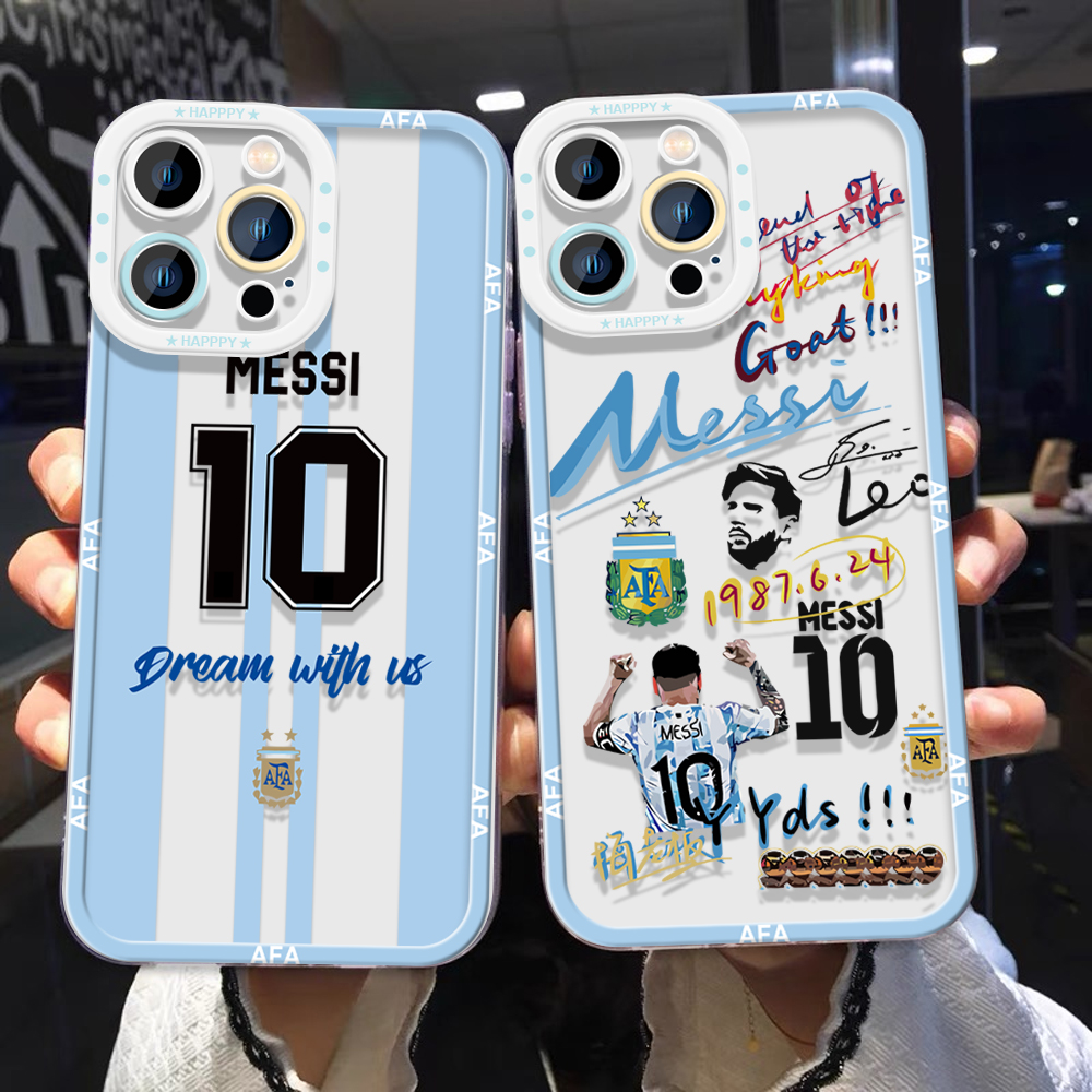 Jizetin for Redmi Note 14 4G 5G Note 14 Pro+ Poco X7 5G Back Cover Crystal Transparent Football Star For Boys Soft Full Camera Cover Protection Phone Cases. 
