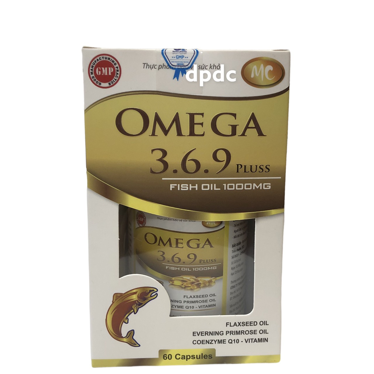 Viên dầu cá Omega 369 Pluss Fish oil bổ não, sáng mắt, khỏe mạnh tim mạch - 60 viên thumbnail
