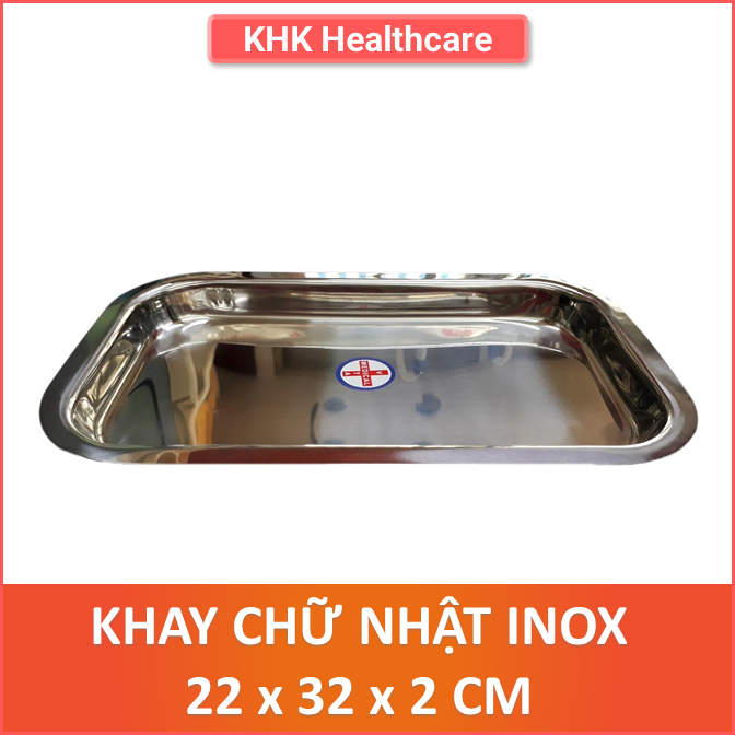 Mâm y tế (inox 304) các cỡ