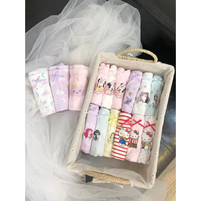 Quần mặc váy bé gái. Quần chíp đùi bé gái. Set 3 quần chíp đùi bé gái Teengo 15-45kg
