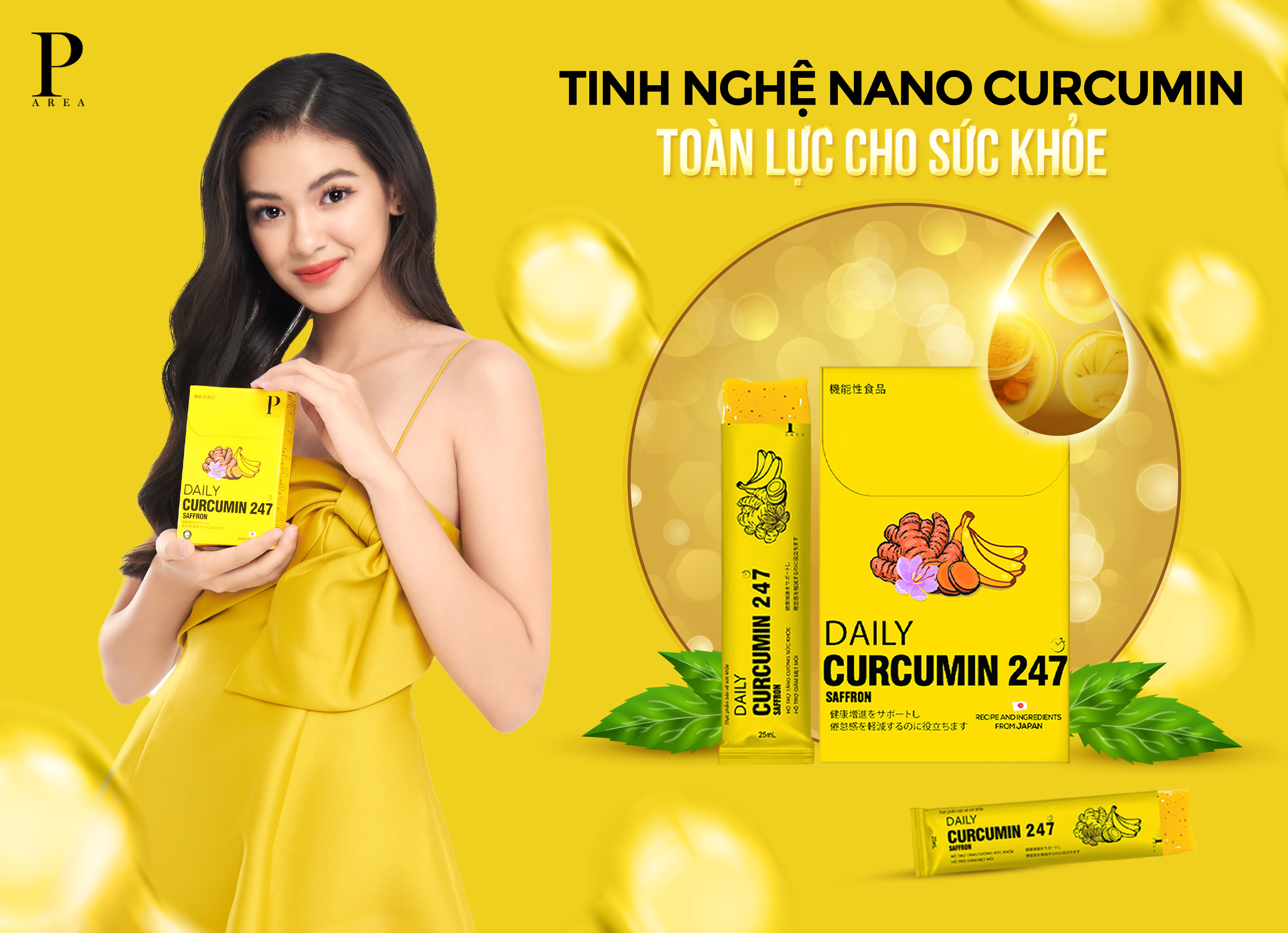 Thạch nghệ saffron vị chuối 247