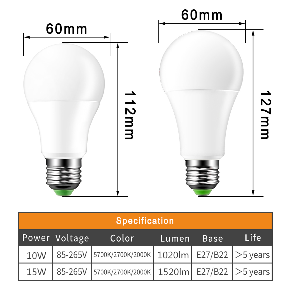 【TopazTrove】LED Sensor Lamp 220V 110V Dusk to Dawn Bulb E27 B22 With ...