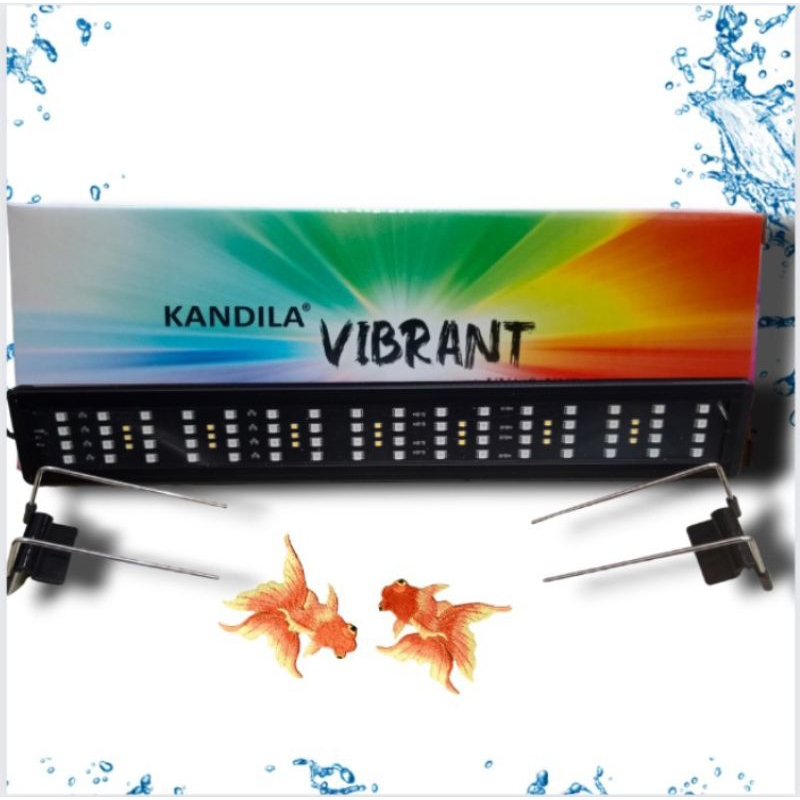 Lampu Led Atas Aquarium Aquascape KANDILA VIBRANT + UVA & UVB V 1000