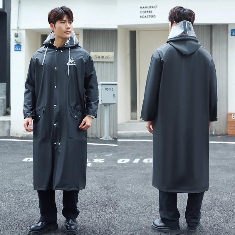Men's electric battery car raincoat men and women with the same section of the whole body rain poncho storm single adult outside the one-piece special rain poncho