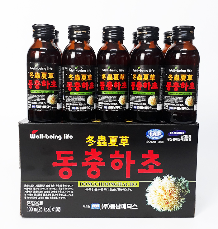 [HCM - Hộp 10 chai] Nước đông trùng hạ thảo Hàn Quốc