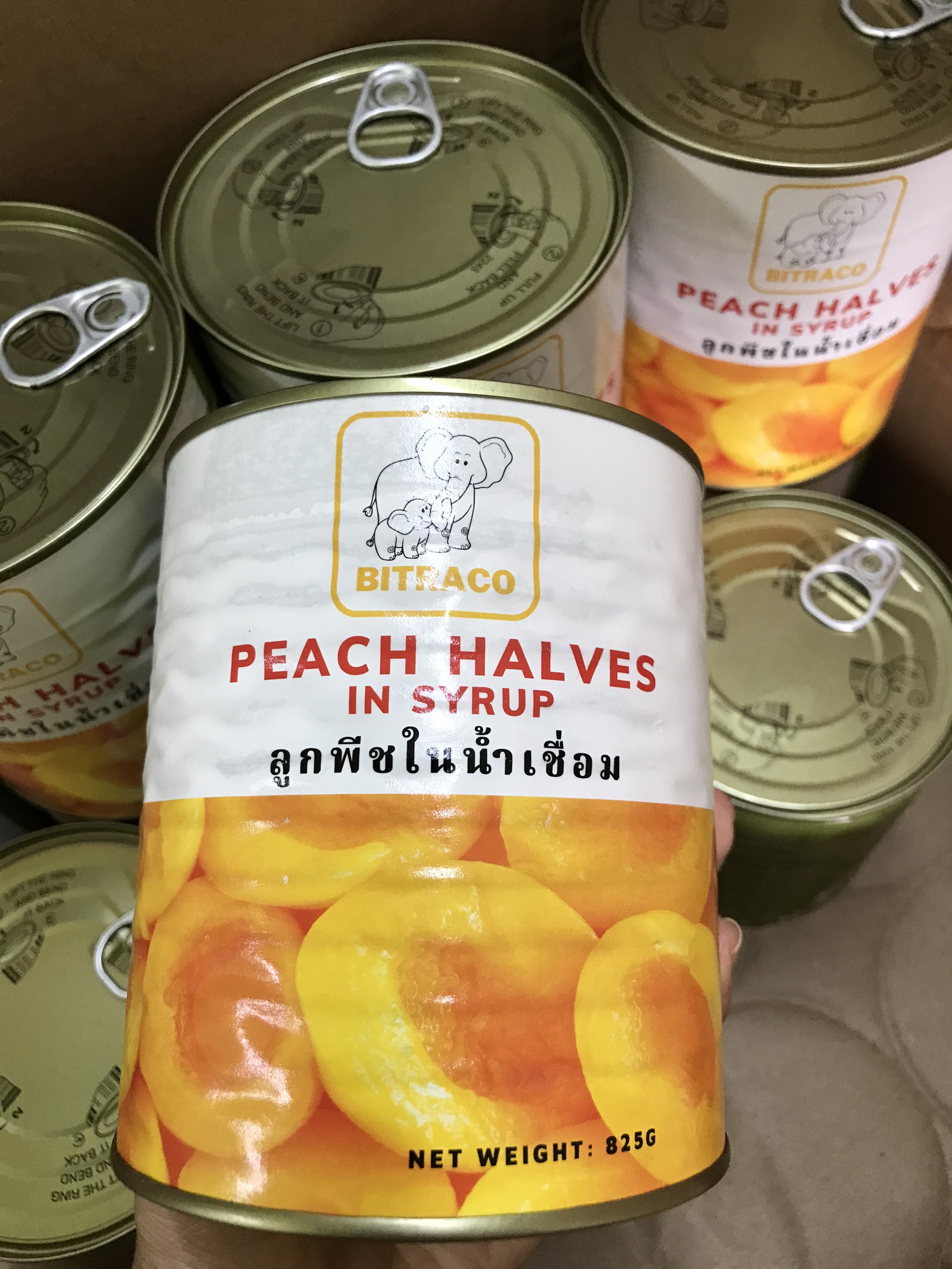 Đào Ngâm Nước Đường 825G (Bitraco)