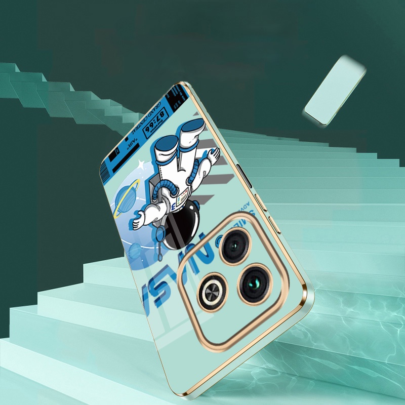 %5BFree%20Strap%5D%20Xiaomi%20Redmi%2013%20redmi13%2012%20Smile%20Astronaut%20nasa%20Square%20Phone%20Case%206D%20Plating%20Candy%20Soft%20Casing%20Cover%20-%20Image%206