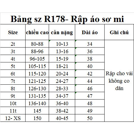 Rập giấy A0 R178 - Rập áo (bản vẽ)