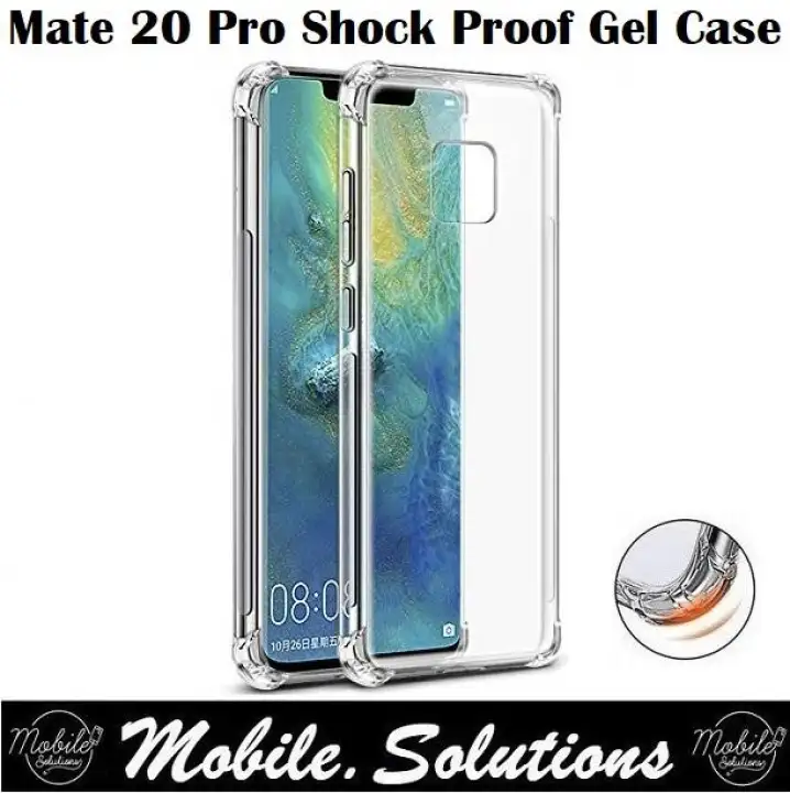 Huawei Mate 20 Pro Clear Transparent Tpu Case Shock Proof Gel Case Lazada Singapore