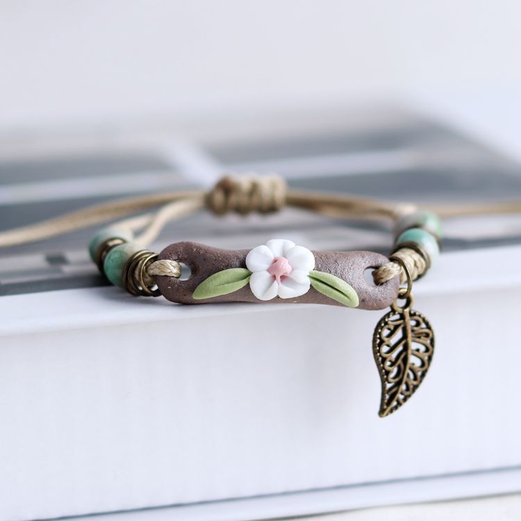 %E3%80%90Exclusive%20Offer%E3%80%91New%20Ceramic%20Hand%20Kneading%20Stone%20Sealing%20Flower%20Series%20Bracelet%20Women's%20Compendium%20Pottery%20Mud%20Color%20Pole%20Flower%20Leaf%20Style%20-%20Image%204