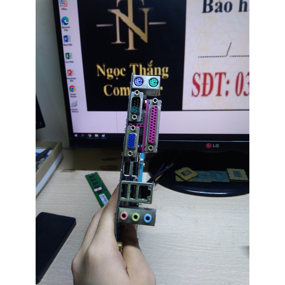 Main Gigabyte  H61 DS2 zin( FREESHIP +TẶNG FE+KEO TẢN NHIỆT+PIN CMOS).Main chính hãng bóc máy văn phòng.Main socket 1155
