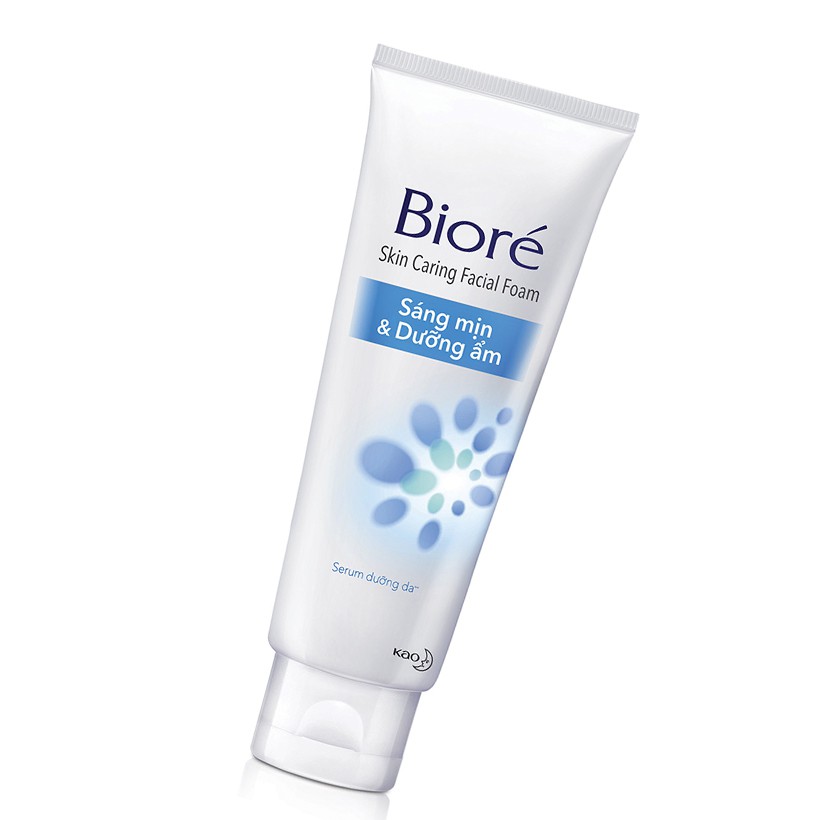 Sữa rửa mặt Biore Sáng mịn Dưỡng ẩm 100ml