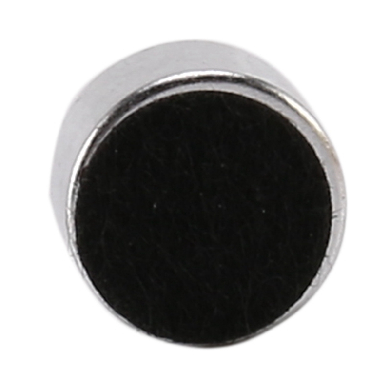 10 Pcs 2 Pin Mini MIC Capsule Electret Condenser Microphone Silver Tone Black