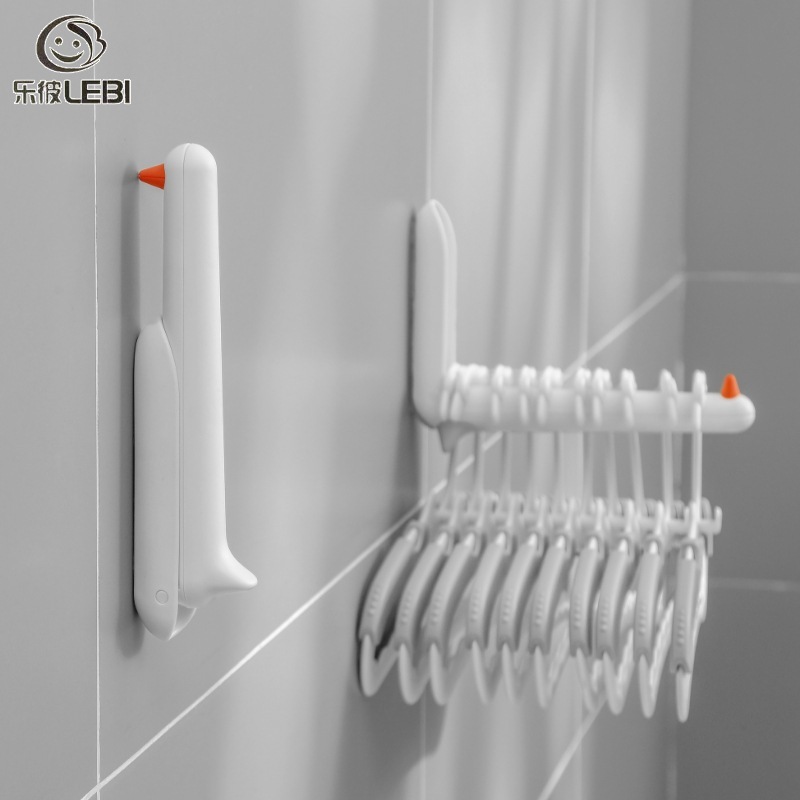 Bird Clothes Hanger Storage Rack Multifunctional Bathroom Balcony Clothes Hanger Storage Tool Non punching Bathroom Storage Shelf