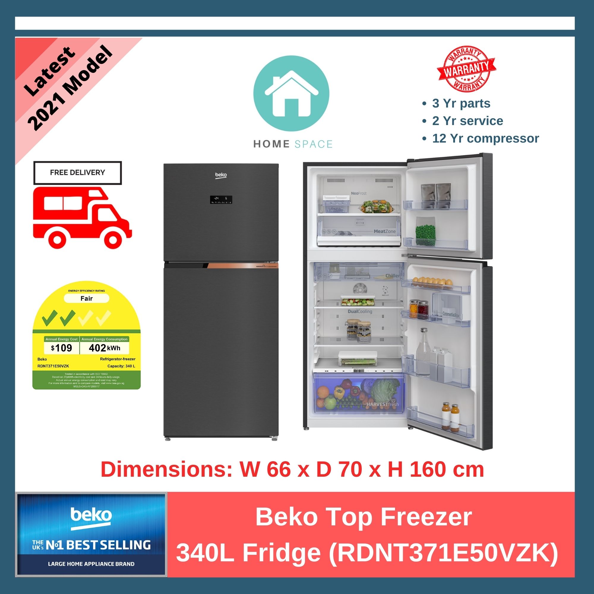 best selling fridge
