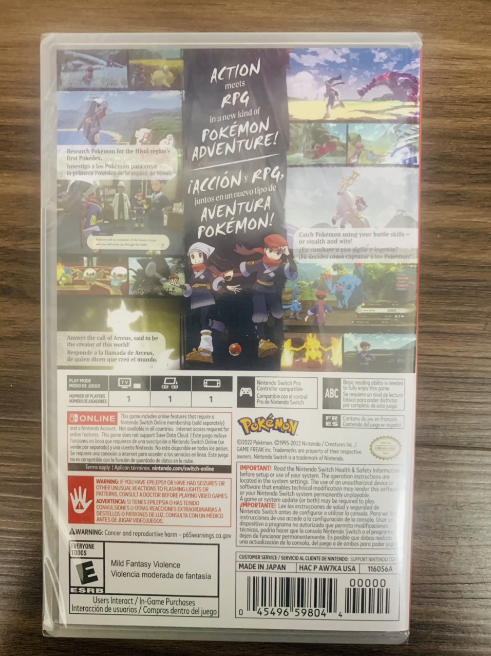 Băng Game Nintendo Switch - Pokémon Legends Arceus