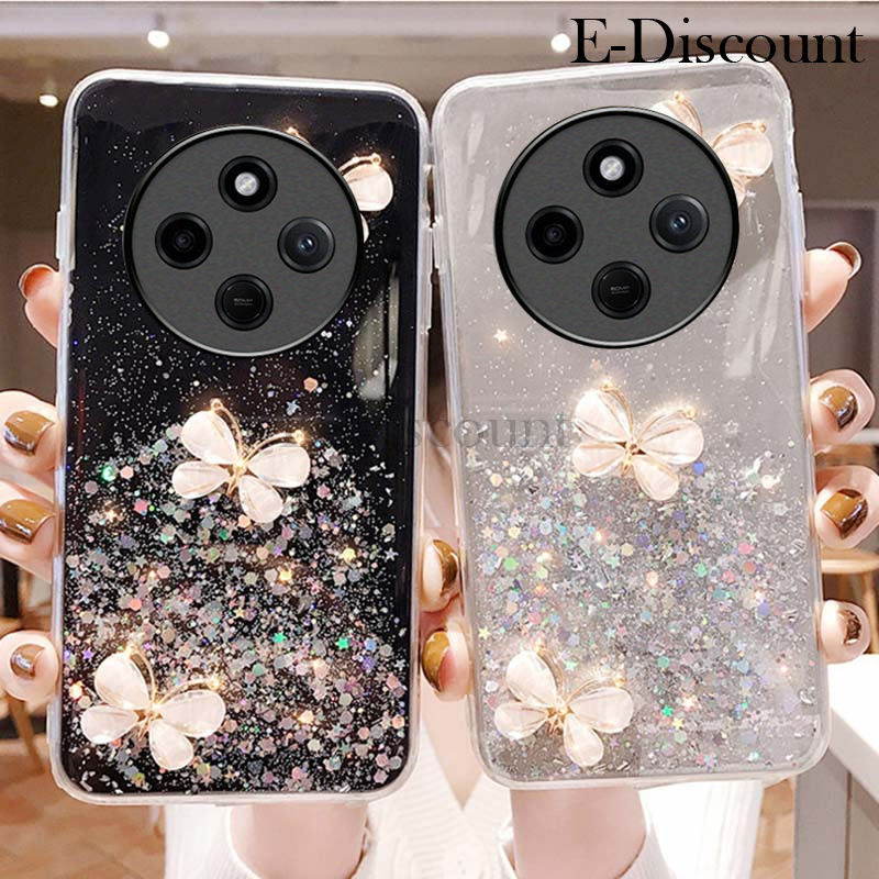 New%20Phone%20case%20Redmi%2014C%20Back%20cover%20Sparkling%20Star%20Moon%20Soft%20Silicone%20Transparent%20Butterfly%20Pattern%20Anti%20Drop%20for%20Xiaomi%20Redmi%2014C%20case%20-%20Image%202