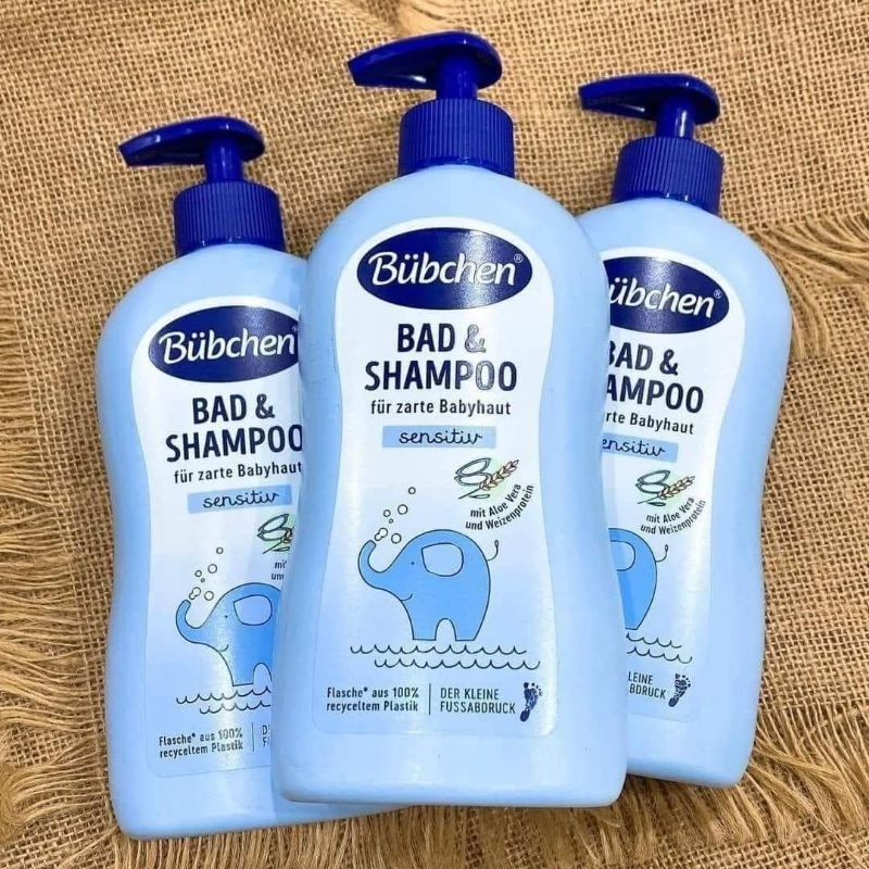 [Chính hãng Đức] Sữa tắm gội Bubchen Bad and Shampoo 400ml cho da nhạy cảm, cho bé