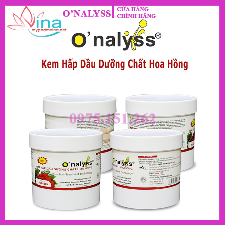 [HCM][Hủ lớn] Hấp Dầu Onalyss Hương Hoa Hồng 1000ml