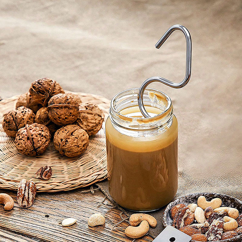 High Quality Stainless Steel Peanut Butter Stirrer And Mixer Natural Nut Butter Mixing Stirring Tools Kitchen Gadget. 