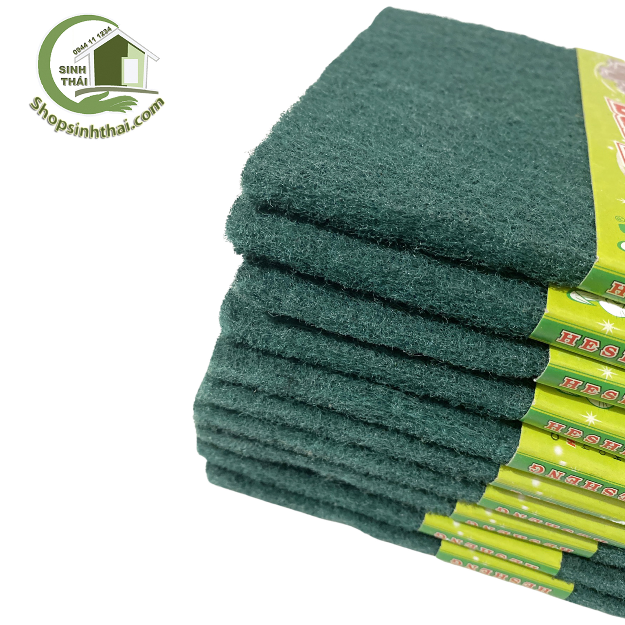 Miếng cước rửa chén màu xanh - Miếng cọ rửa chén nhám lớn [ 1 miếng ] [ Kho sỉ ]