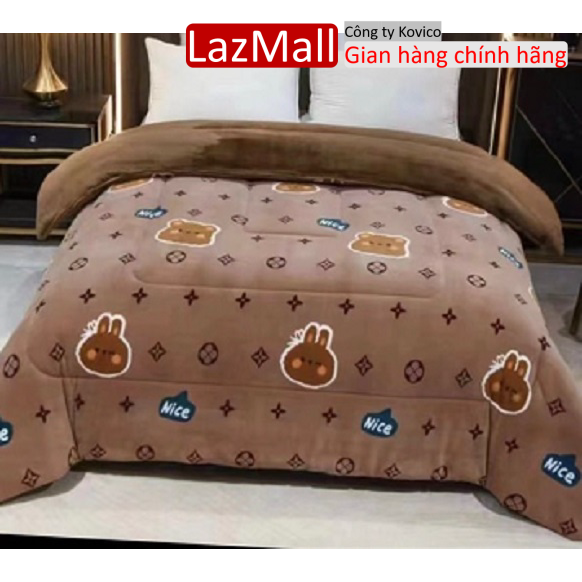 Chăn lông cừu yuki xuất nhật nặng 3,2 kg, mền yuki dày mịn kích thước 2mx2m2