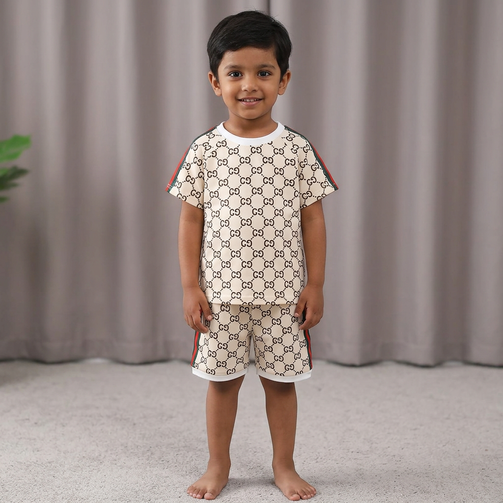 Pure Cotton Soft & Comfortable Export Quality T-Shirt Set For Baby Boys