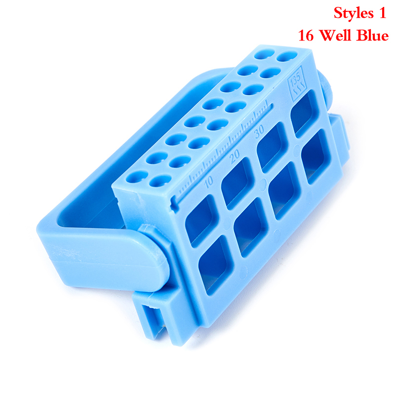 Dental Endo Files Holder 8/16 Holes 3 Colos Endo Stand Endo Tray For ...
