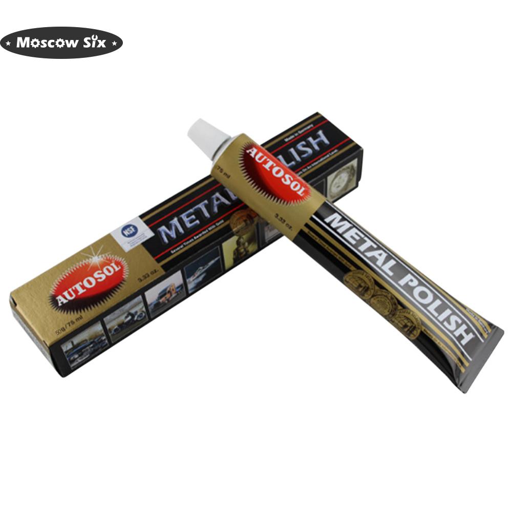 [Mới] Kem đánh bóng kim loại 50/100g Kem đánh bóng chất tẩy rửa đa chức năng làm sáng làm sạch đánh bóng dụng cụ sửa chữa trầy xước xe ô tô
