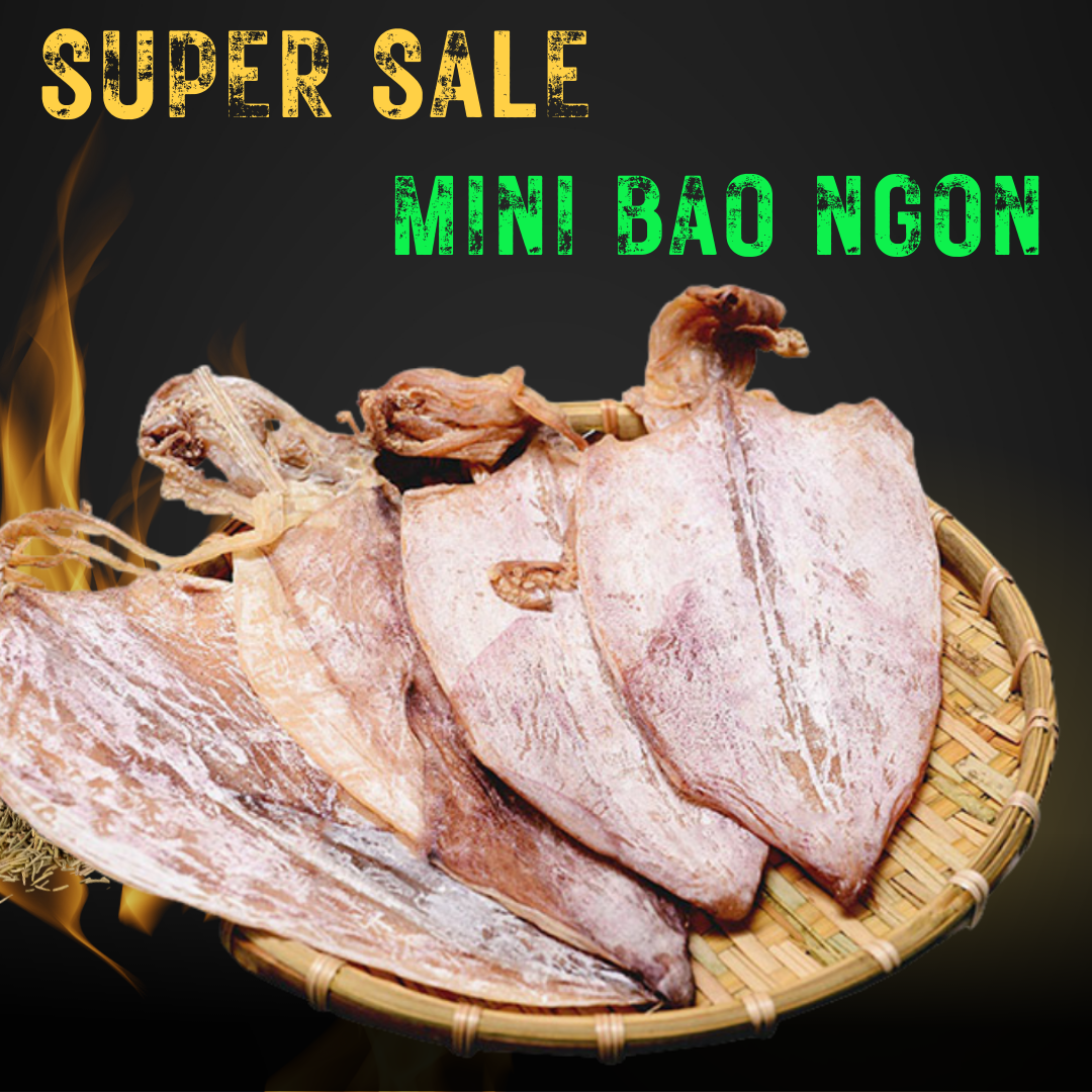 [HCM]500G KHÔ MỰC VŨNG TÀU dùng thử ( trắng ngọt )[ GIAO HÀNG NHANH 4h HCM]