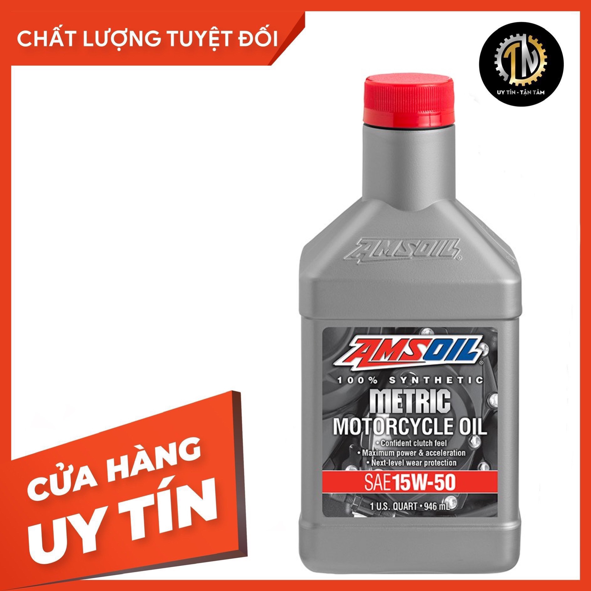 Nhớt Amsoil Metric 15W50 chính hãng 946ml chính hãng