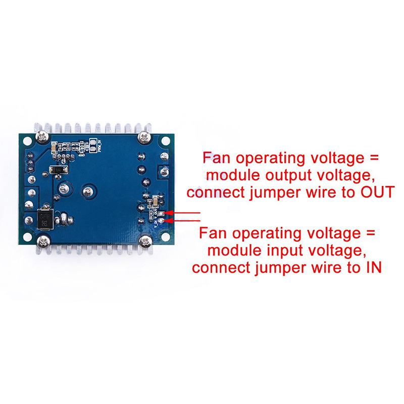 DC-DC 12A Adjustable High Power Low Ripple Step Down Buck Module 95% Efficient Vehicle Power Module