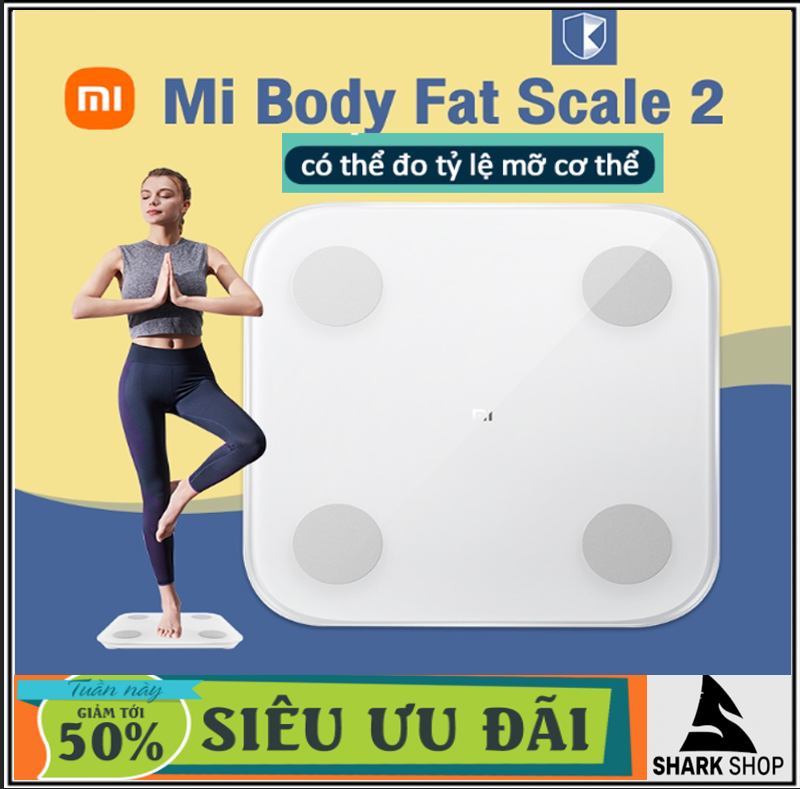 Cân Điện Tử Sức Khỏe Cân Điện Tử Thông Minh Xiaomi Mi Body Fat Scale 2