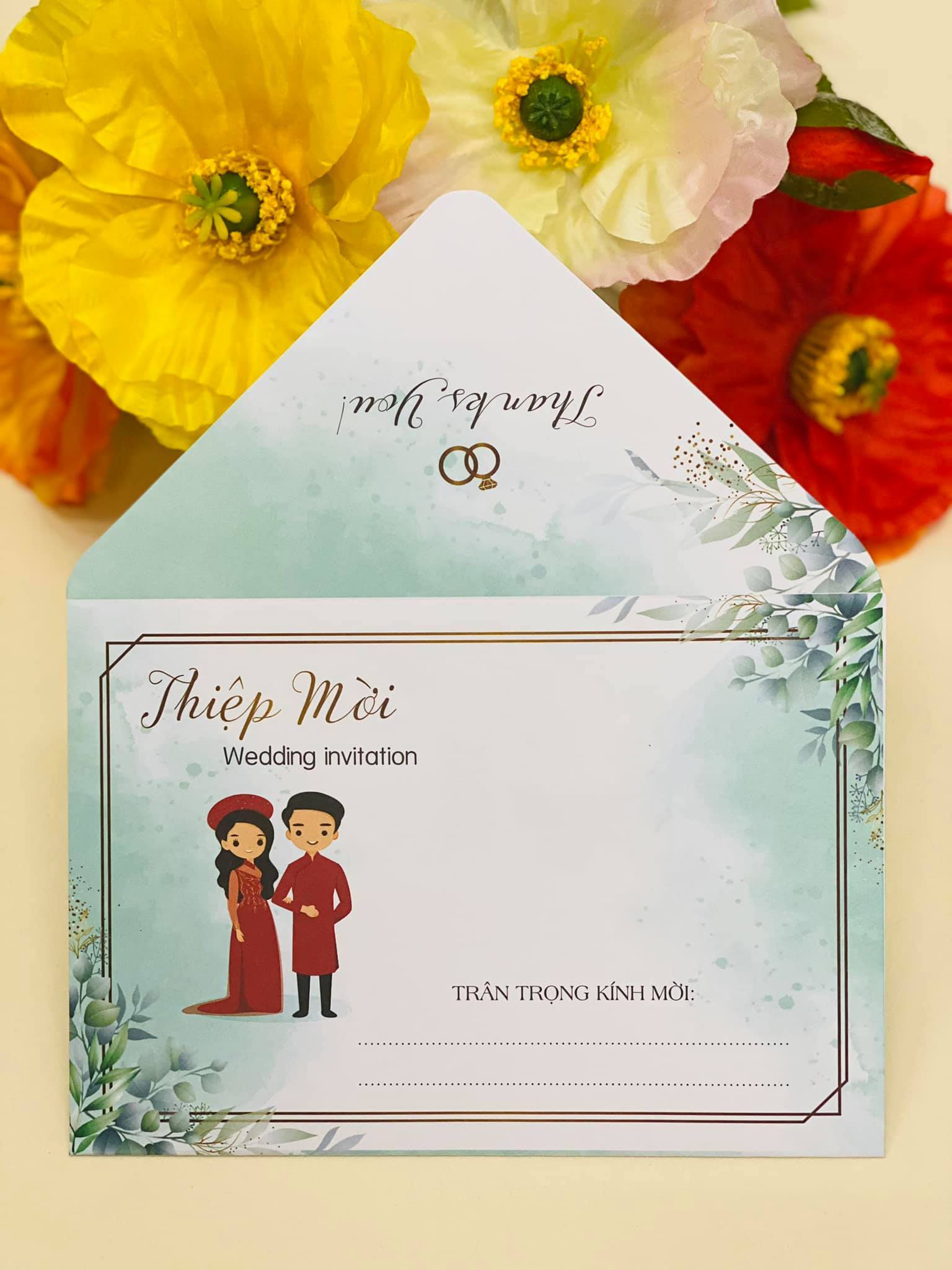 100 phôi thiệp cưới . sản phẩm như hình
