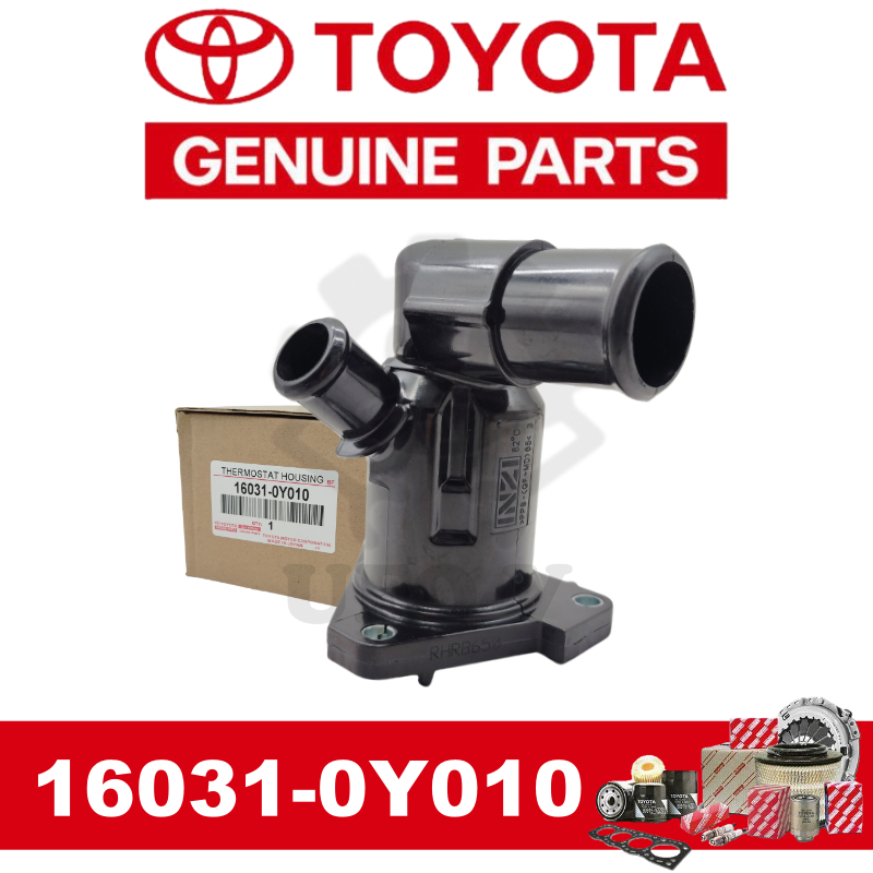 16031-0Y010 Thermostat with Housing 82 °C / 88°C for Toyota Vios