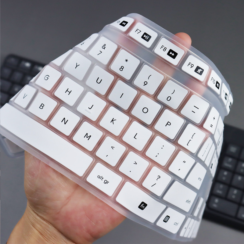 Suitable for Logitech MK235 K375S desktop computer keyboard membrane concave convex silicone full coverage dustproof K375. 