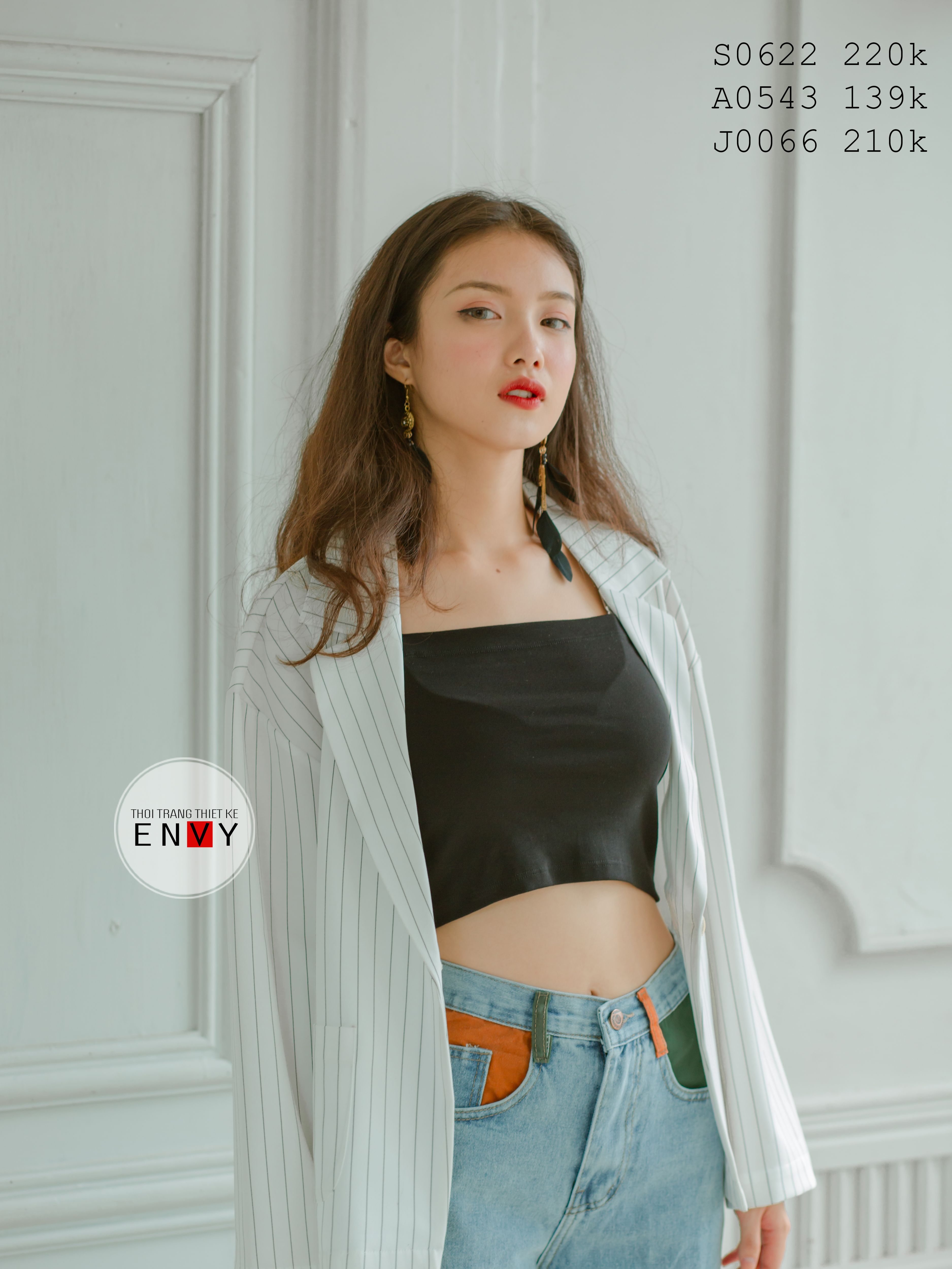 Áo hai dây basic ENVY A0543