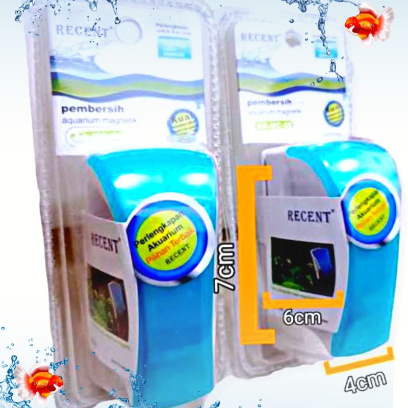 Magnet Pembersih Kaca Aquarium RECENT AA MC 06
