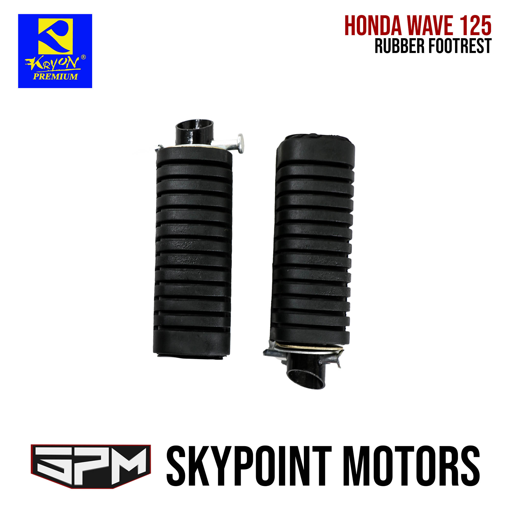 RUBBER FOOTREST REAR FOR HONDA WAVE 125 KRYON (9203254) Lazada PH