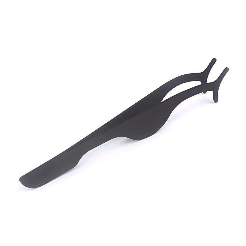 1pc Eyelash Tweezers Beauty Tools Multifunction Stainless Auxiliary Curler False Eyelash Extensions Clip Applicator Accessories
