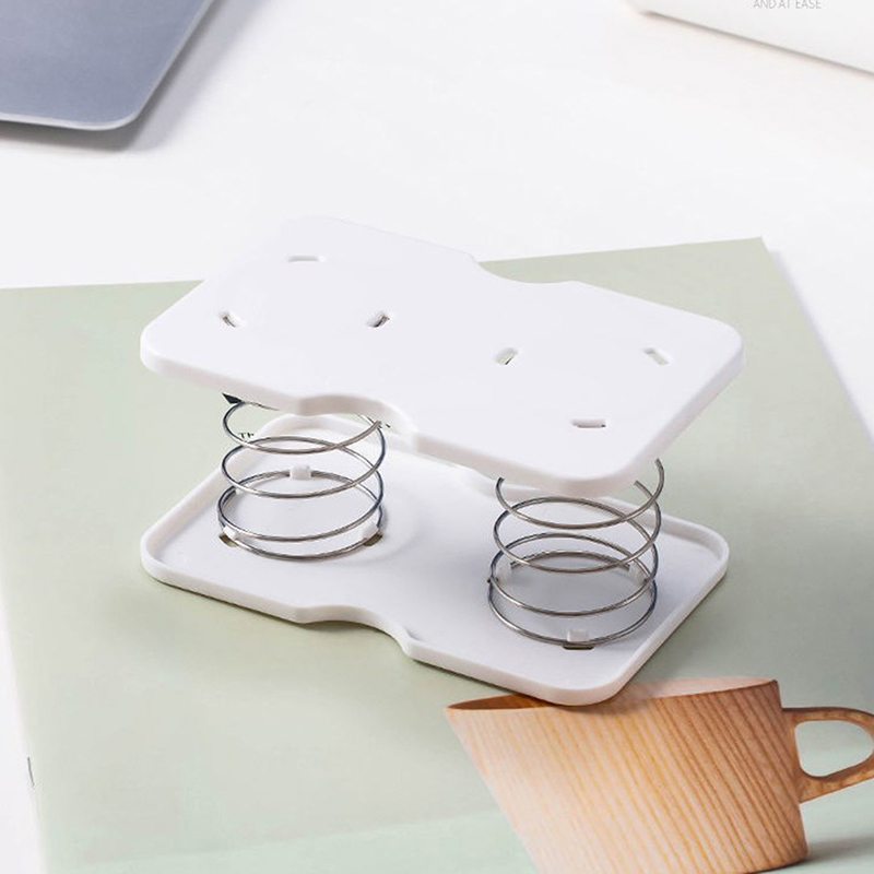 waqajh Creative Spring Holder For Tissue Box Automatic Lift Spring Loaded Tissue Box Tissue Spring Bracket Car Tissue Box Spring Holder