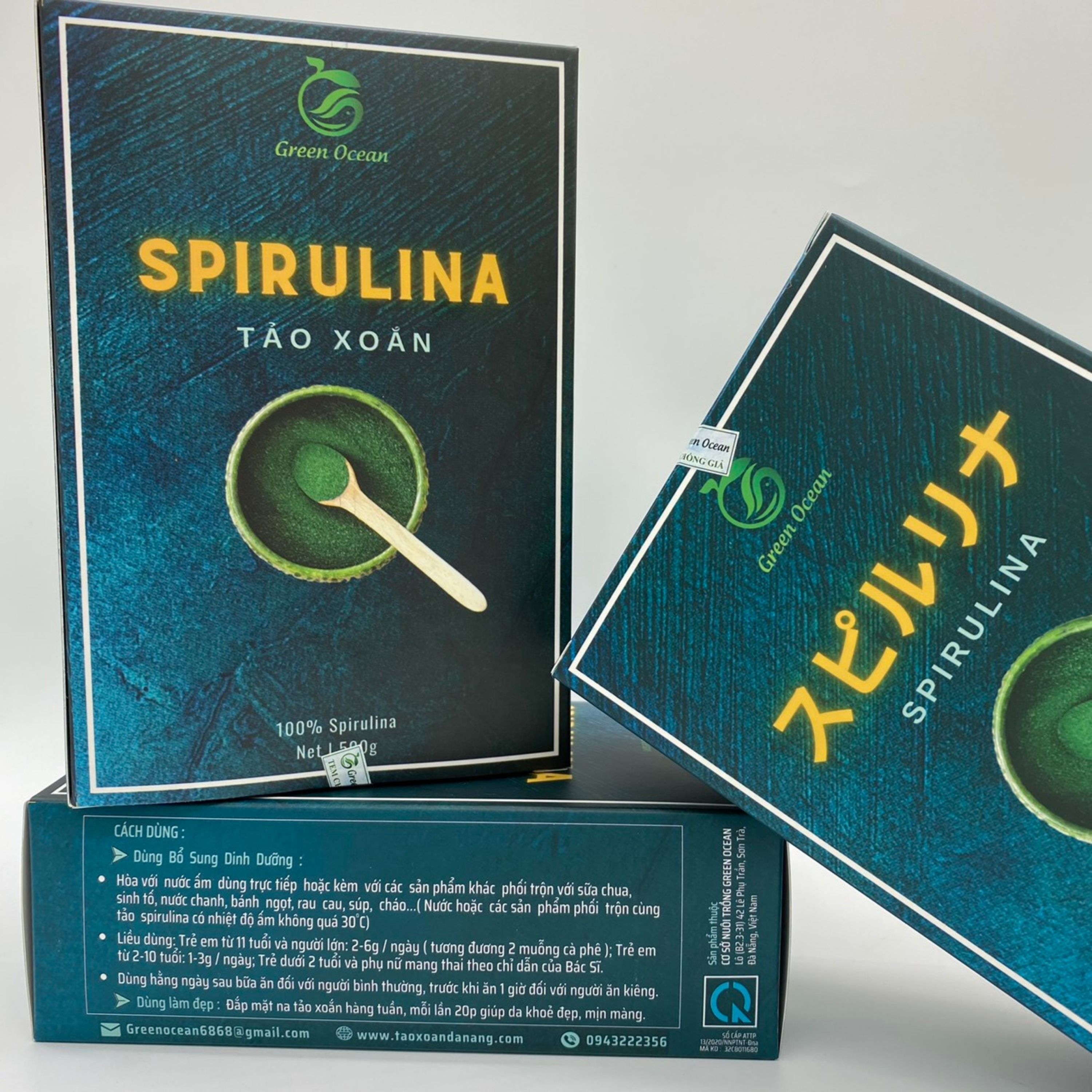Bột tảo xoắn Spirulina 500g
