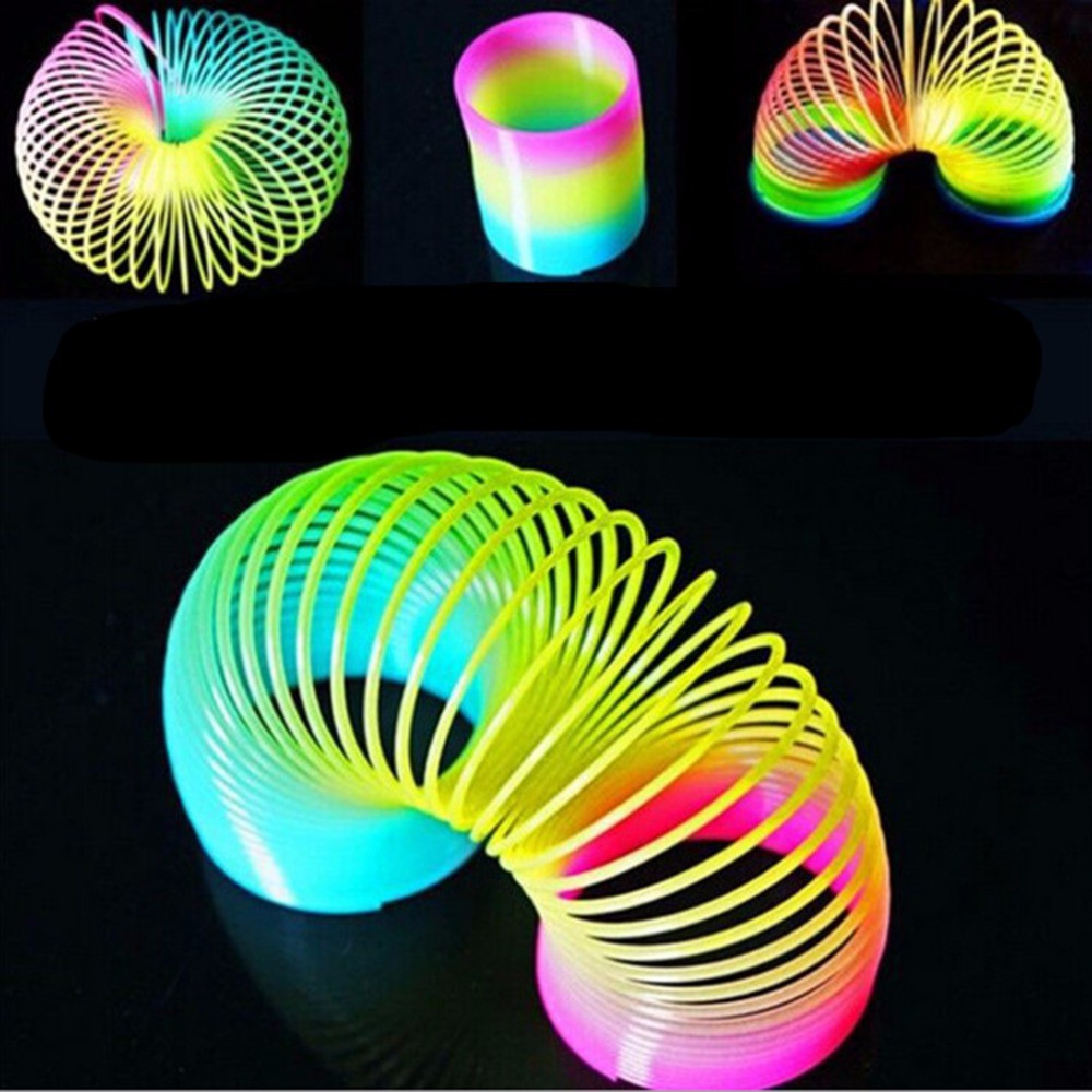 Combo 2 Đồ Chơi Lò Xo Cầu Vòng Nhụa