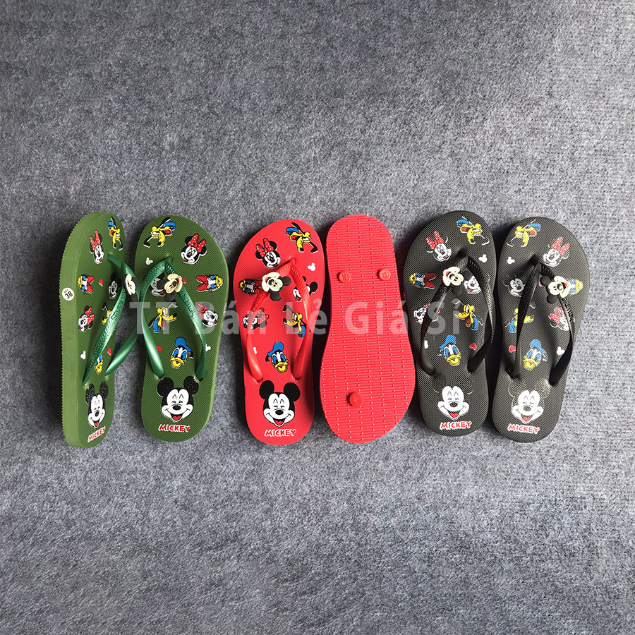 Dép quai kẹp nữ hình Mickey dễ thương