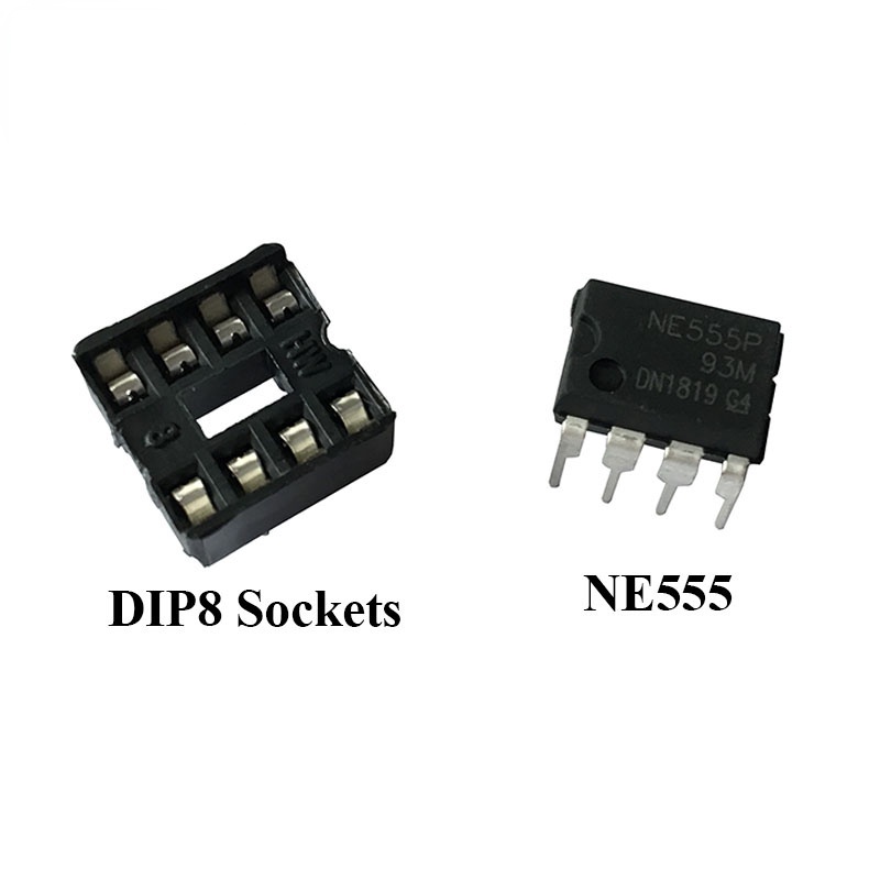 20pcs NE555 NE555P IC 555 Timer Programming Oscillator Chip DIP-8
