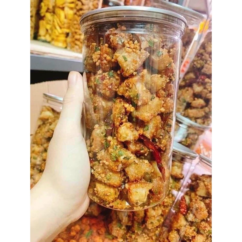 [ 500.gr ] Tóp Mỡ Chiên Mắm Hành giòn Ngon