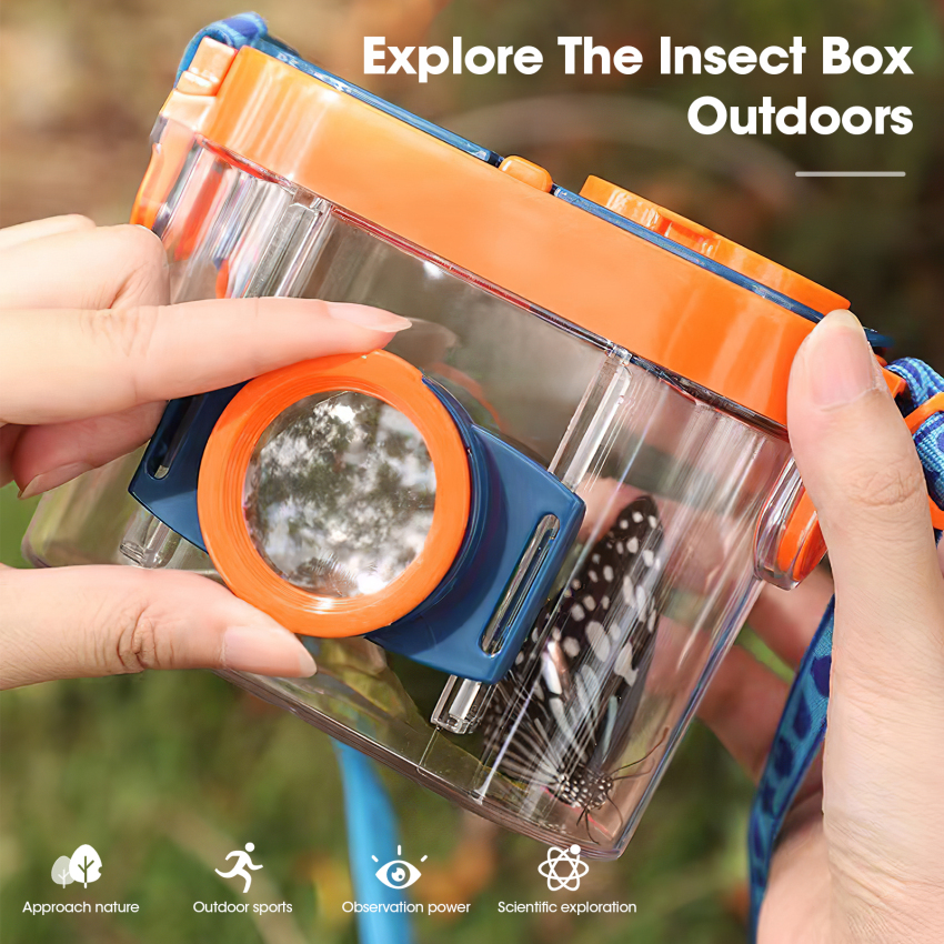 Mug Magnifying Glass Kit, Bug Viewing Box For Kids, Insect Cage Adventure Kit, Bug Viewing Box, Bug Viewer With Bug Trap, Tweezers, Nature Exploration For Kids